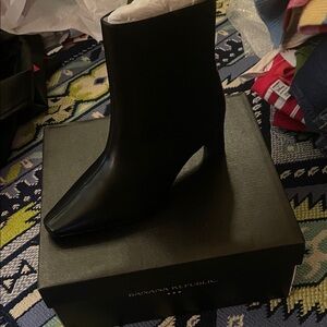 Banana Republic Sleek Black Ankle Booties